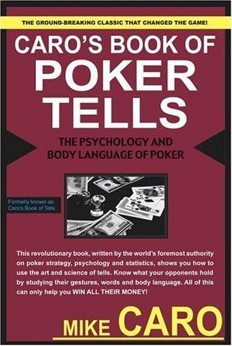 Cover of Caro's Book of Poker Tells