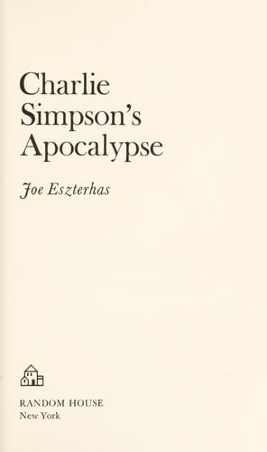 Cover of Charlie Simpson's Apocalypse