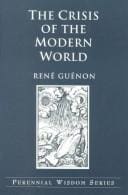 Cover of Crisis of the Modern World