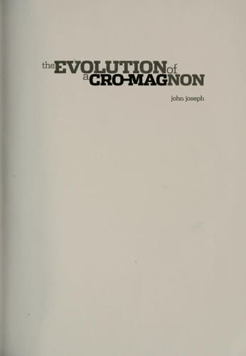 Cover of Evolution of a Cro-Magnon