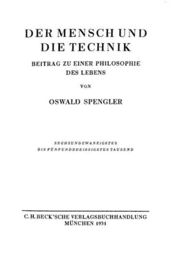 Cover of Man and Technics