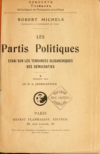 Cover of Political Parties