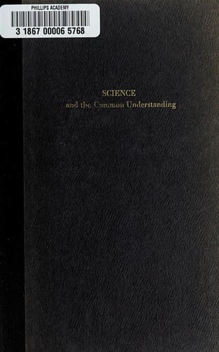 Cover of Science and the Common Understanding