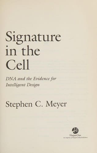 Cover of Signature in the Cell