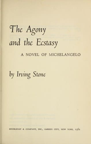 Cover of The Agony and the Ecstasy