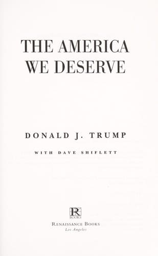 Cover of The America We Deserve