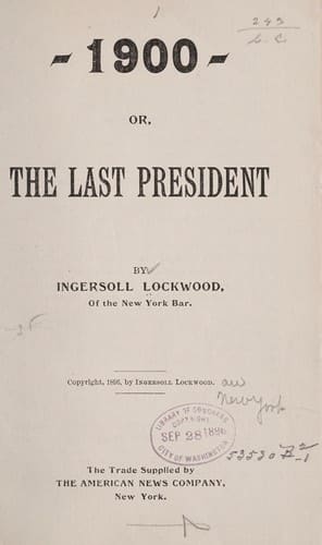 Cover of The Last President