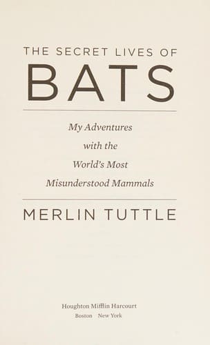 Cover of The Secret Lives of Bats