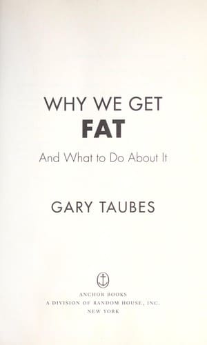 Cover of Why We Get Fat